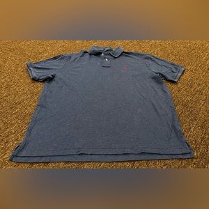 Polo Ralph Lauren L top shirt short sleeve men’s casual golf blue red pony EUC